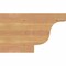 Ekena Millwork Newport Smooth Rafter Tail, Western Red Cedar, 3 1/2"W x 10"H x 16"L RFT04X10X16NEW00SWR - alternate 3